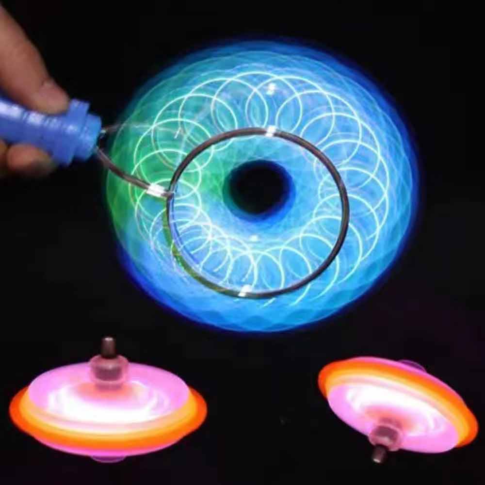 Magic Flying Glow Toy LED Light Rotating Track Toy