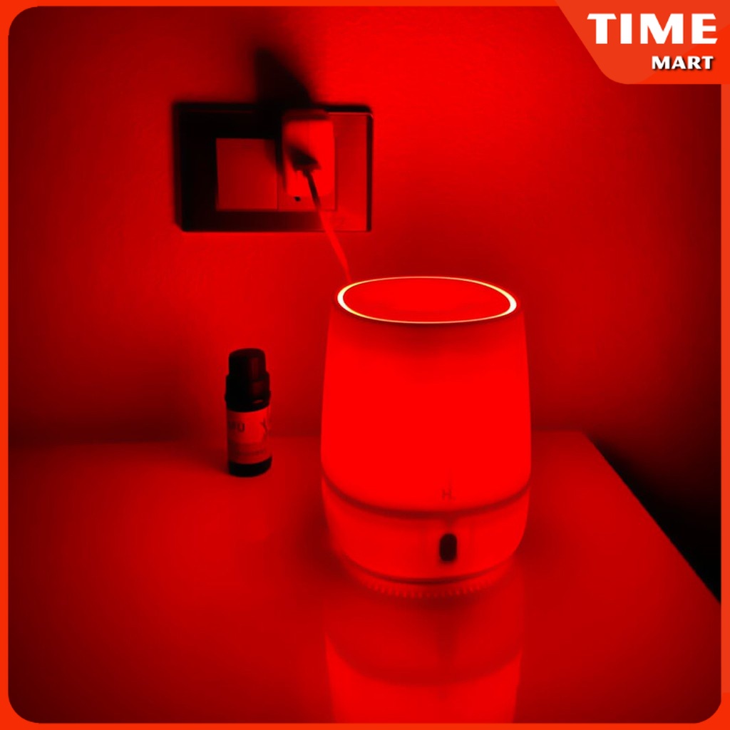 Máy xông tinh dầu Xiaomi HL, phun sương tạo ẩm tích hợp đèn Led ban đêm 7 màu , 120ml