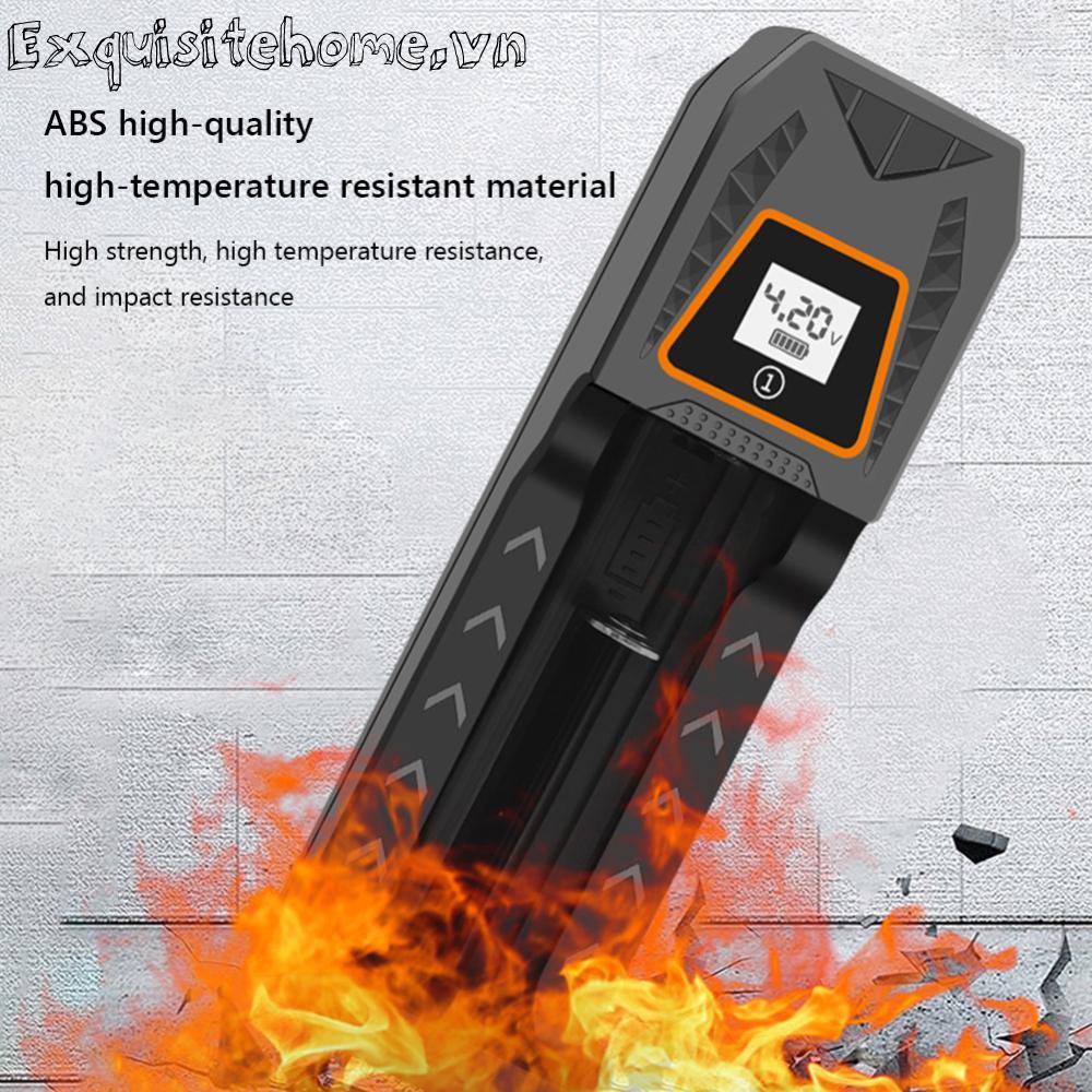 Sạc Dự Phòng 18650 Có Màn Hình lcd 5v 1a Cho Điện Thoại Di Động