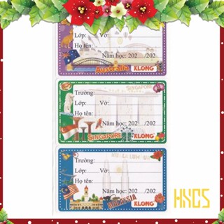  Nhãn vở Klong bộ 08 nhãn ms 740 742 744 