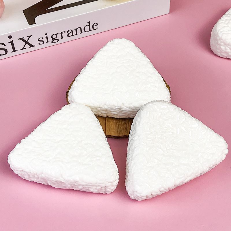 ☢Hàng Có Sẵn Đồ Chơi Nén Giảm Căng Thẳng Hình Cơm Nắm Kẹo Mô Phỏng