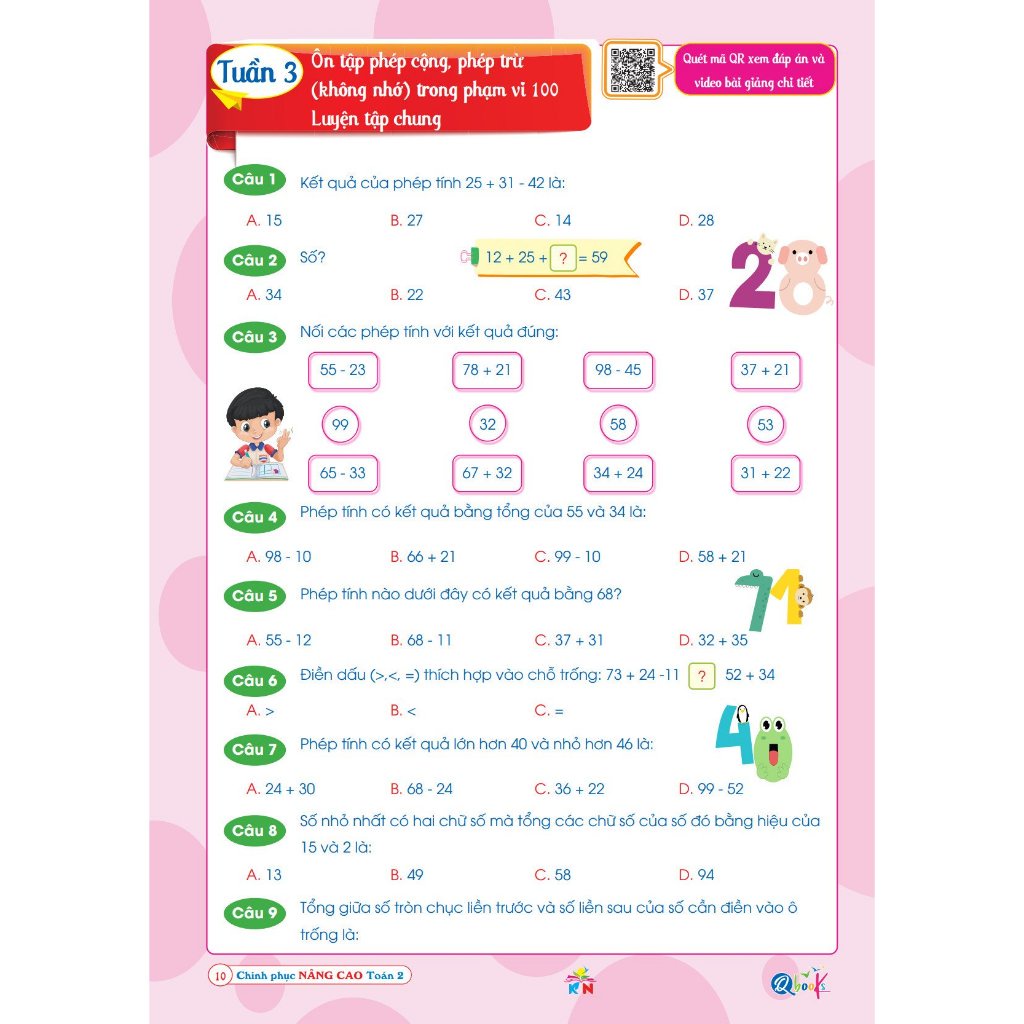 Sách Chinh Phục Nâng Cao Toán Lớp 2 - Kết Nối Tri Thức Với Cuộc Sống - Cả Năm  - Bản Quyền