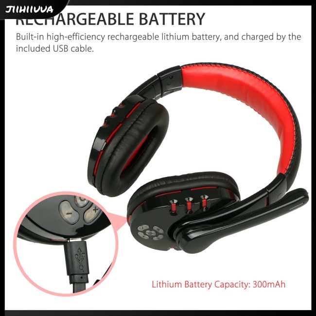 Tai Nghe Chụp Tai bluetooth Không Dây Kèm mic Đèn led Chuyên Dụng Cho xbox pc ps4