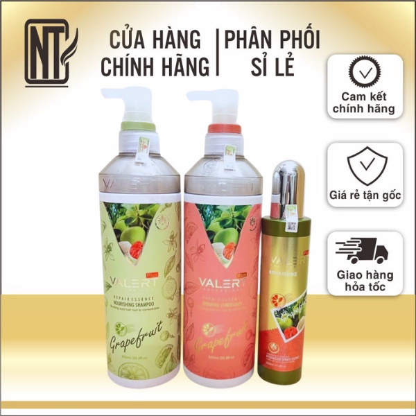 Dầu gội- xả Bưởi VALERT GRAPEFRUIT 850ml NTC
