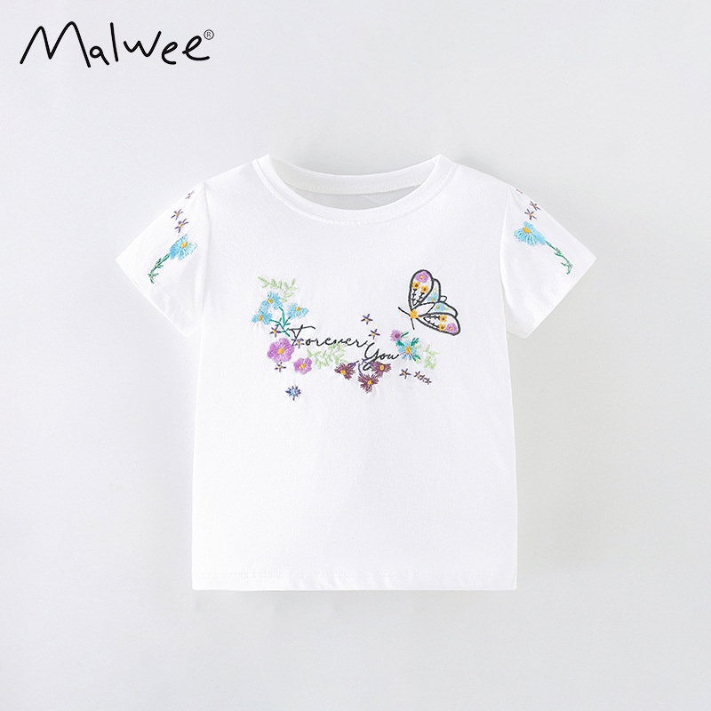 Áo Thun Tay Ngắn In Hình Kỳ Lân Dễ Thương Thời Trang Mùa Hè Cho Bé Gái