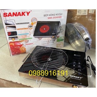 Bếp hồng ngoại sanaky snk-2524/snk bd22a tặng kèm 1 nồi lẩu