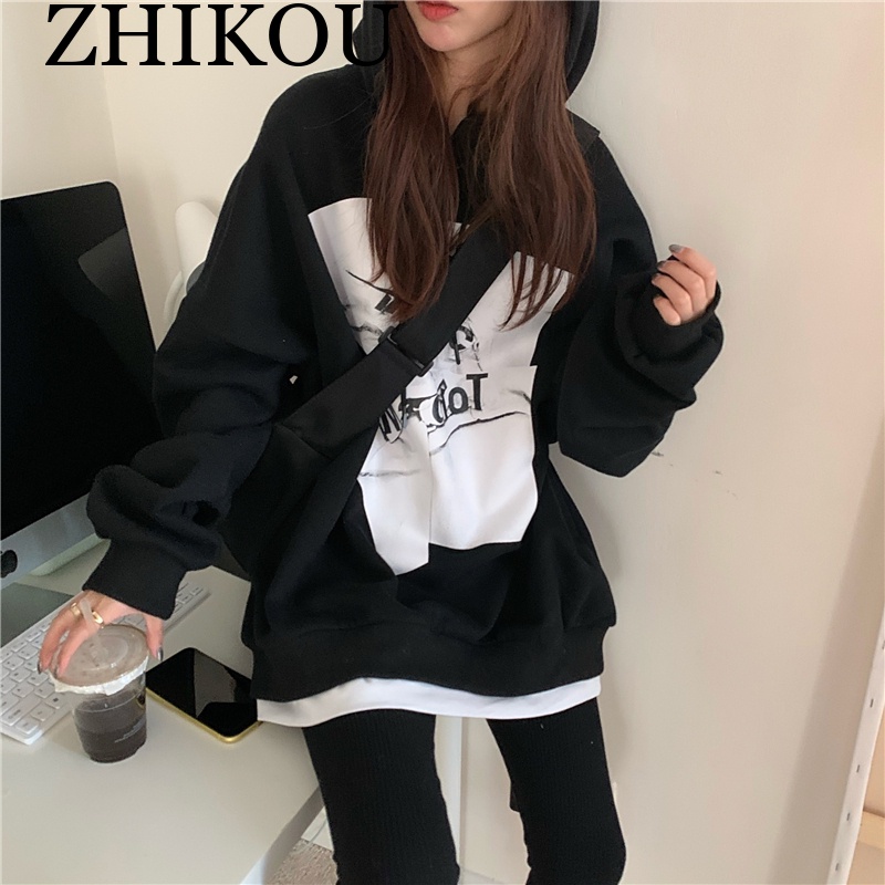 ZHIKOU Áo Khoác hoodie áo khoác nữ zip hoodie cozy casual Durable Thông thường WWY2410F56 2Z240113