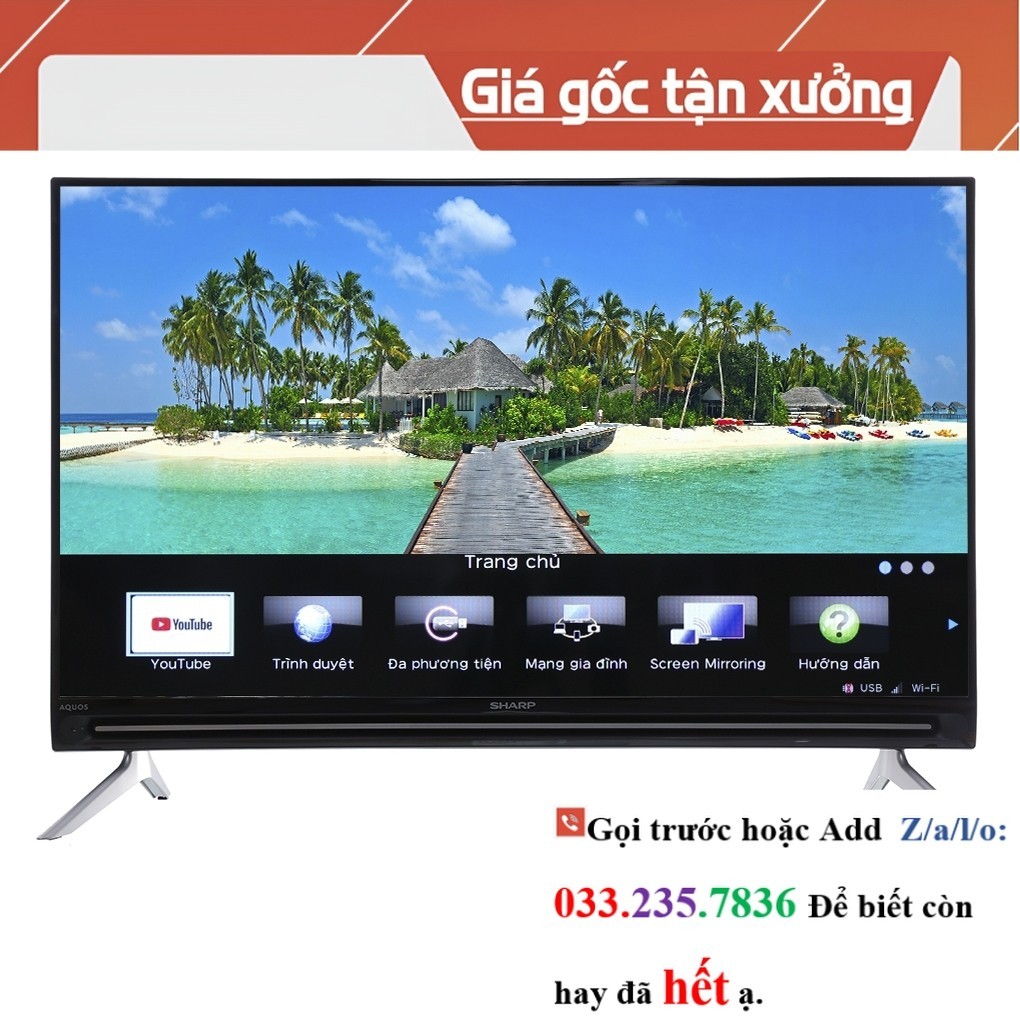 Smart Tivi Sharp 40 inch LC-40SA5500X <<Hãng