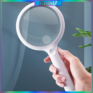 Kính lúp cầm tay 30x 60x có đèn led chuyên dụng đọc sách báo chí
