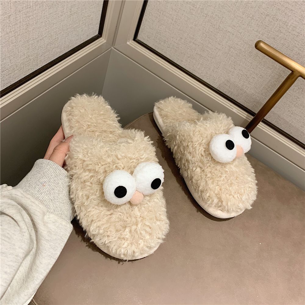 HHH  Dép Lông Đế Dày đi mùa đông Dép xỏ ngón đi bánh mì Thoải Mái Xinh Xắn B92H0JO 35Z230831