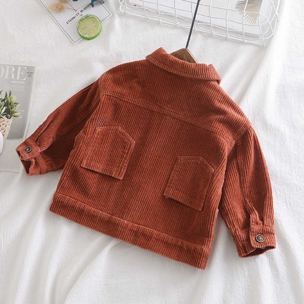 Áo Khoác Bé Trai Chất Nhung Tăm Cao Cấp, Áo Thu Đông Dài Tay Cho Bé Từ 10-27kg - baobaokids