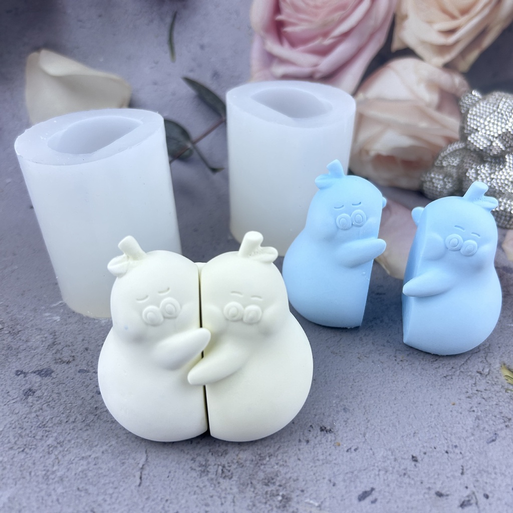 Dễ Thương Khuôn Silicon Làm Đồ Trang Trí Hình Búp Bê Don 'T leave Xinh Xắn