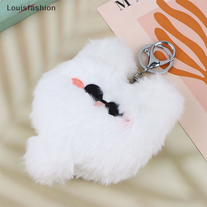 Louisfashion Móc Chìa Khóa Hình Mèo Nhồi Bông Thêu Họa Tiết Hoạt Hình jujutsu Dễ Thương Dùng Làm Quà Tặng Cho Bé yth