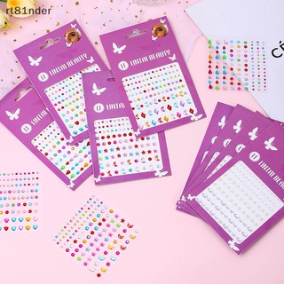Miếng Dán Hình Xăm Nghệ Thuật Pha Lê 3d Lấp Lánh