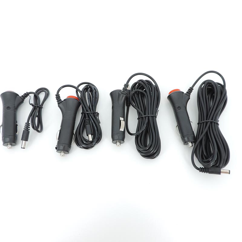 Dây Cáp Nguồn dc 12v 24v 2.1x5.5mm 0.5m - 5m vnk2 Cho Xe Hơi