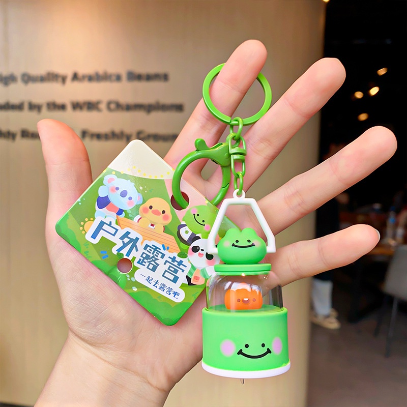 Tiktok Móc Chìa Khóa Xe Hơi / Balo Đi Học / Du Lịch Hình Hoạt Hình Dễ Thương Sáng Tạo