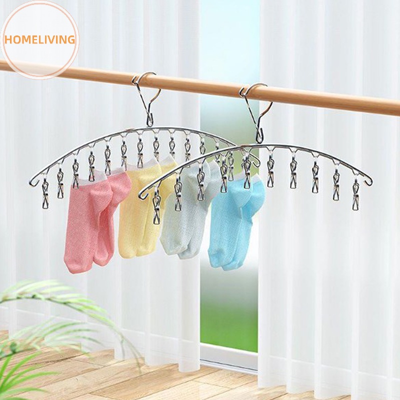 Móc Phơi Đồ 6-20 Kẹp Bằng Thép Không Gỉ Chất Lượng Cao