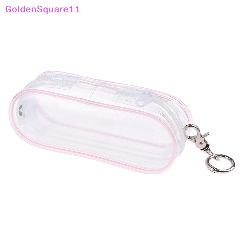 Túi Đựng Tiền Xu / Chìa Khóa / Tai Nghe / Son Môi mini Trong Suốt Hình Búp Bê anime Màu Vàng Kim vn