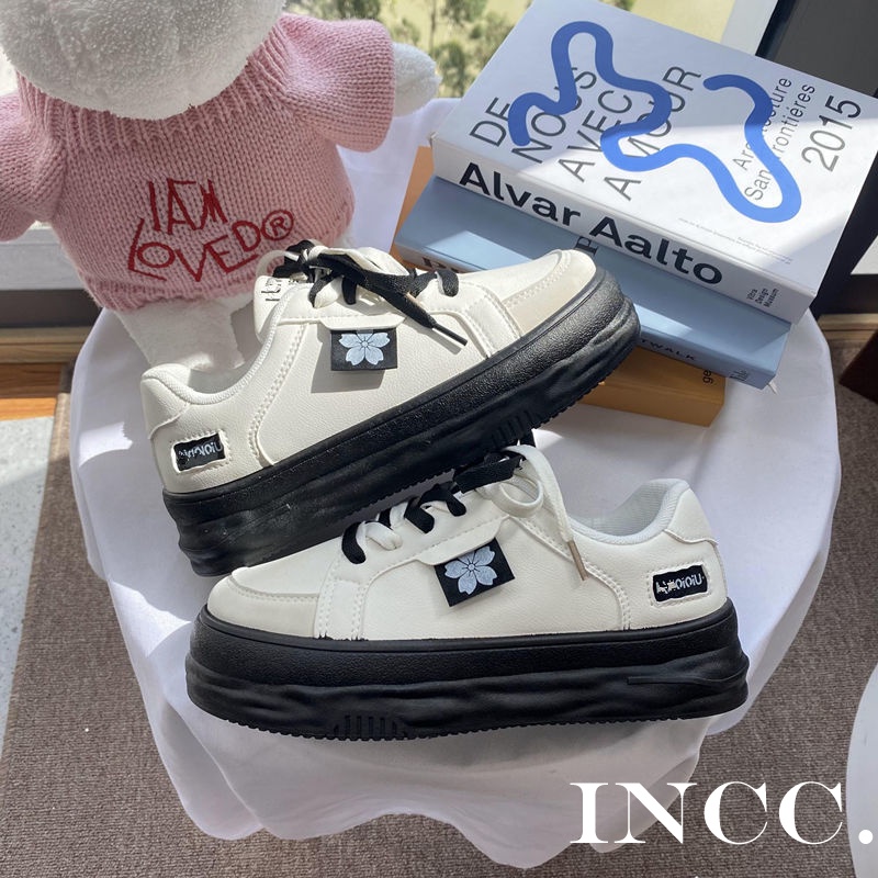 INCC   thể thao nữ giày giày thể thao nữ 2023 NEW giày sneaker nữ đáy dày Xu hướng thời trang Thông khí  Cái mới Korean Style fashion Beautiful FYD239032P 37Z230910