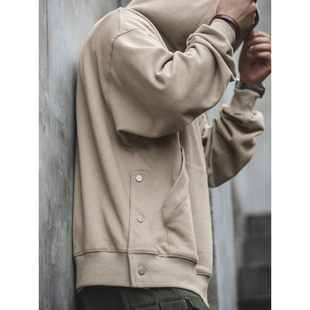 Áo hoodie Trơn Dáng Rộng plus size m-8xl Phong Cách Hàn Quốc Cho Nam Giới