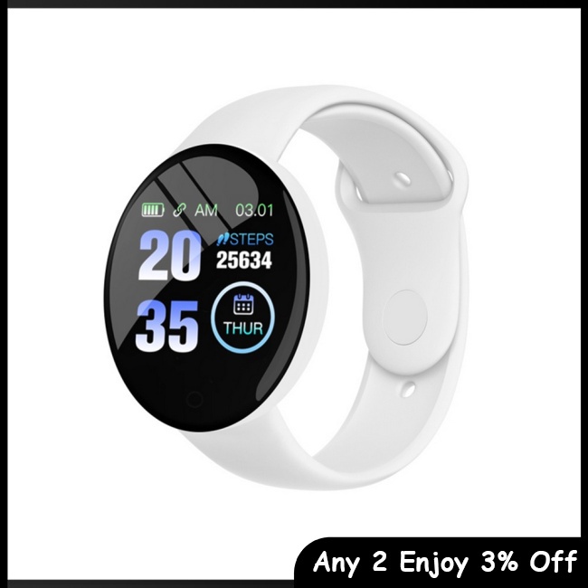 Zevaret Đồng Hồ Thông Minh d18s Màn Hình 1.44 inch 90mah bluetooth 4.0 Theo Dõi Giấc Ngủ