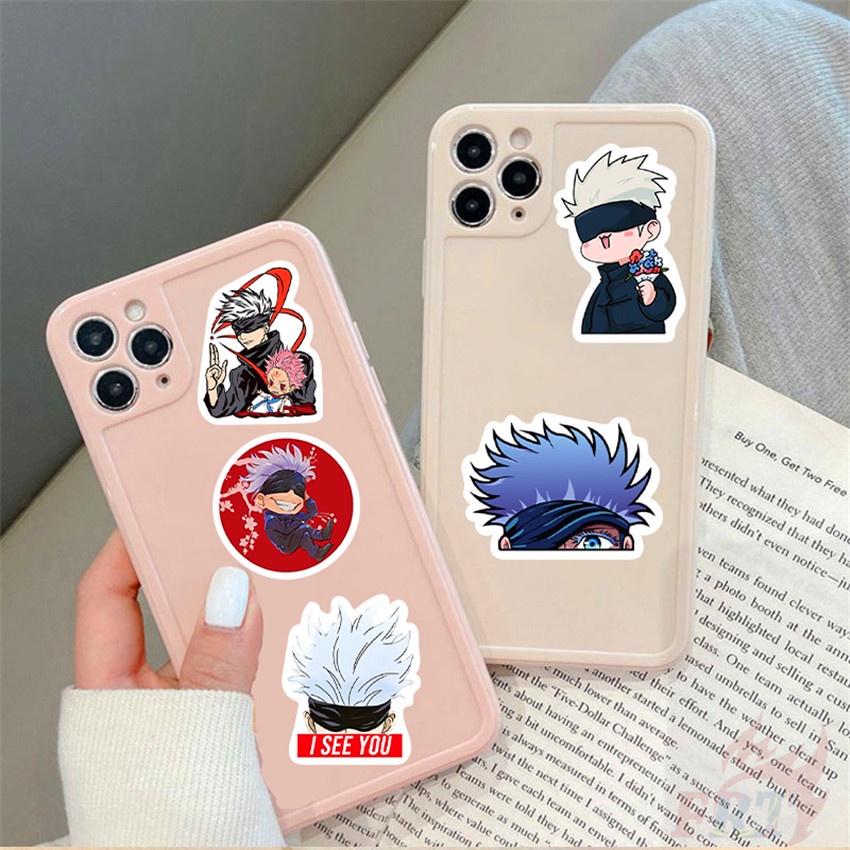 Bộ 100 Cái Phụ Kiện Chuyên Dụng Chất Lượng ❉ Hình Dán satoru gojo ❉ Tự Làm Thời Trang Không Thấm Nước doodle Decal Dán