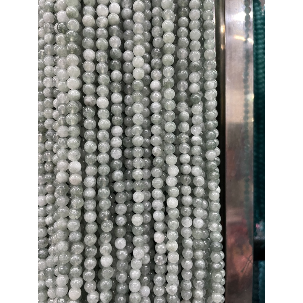 Hạt Đá Mặt Trăng Màu Sắc Xám Dùng Làm Trang Sức diy