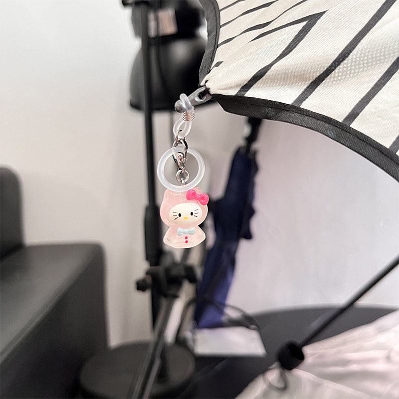 Sanrio Móc Khóa Hình Búp Bê kuromi Và Cây Dù Đáng Yêu