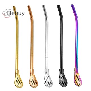 Ống hút kim loại ELEBUY bằng thép không gỉ tái sử dụng được