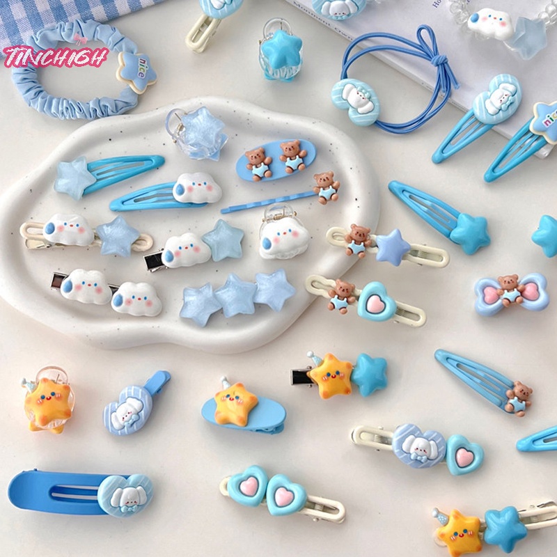 Kẹp Tóc Hình Đám Mây / Ngôi Sao / Ngôi Sao Dễ Thương Cho Bé Gái