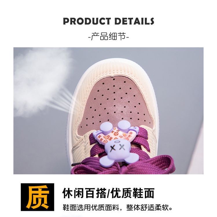 Giày Thể Thao Đế Mềm Thoáng Khí Phong Cách Hàn Quốc Thời Trang Mùa Thu 2023 Dành Cho Trẻ Em