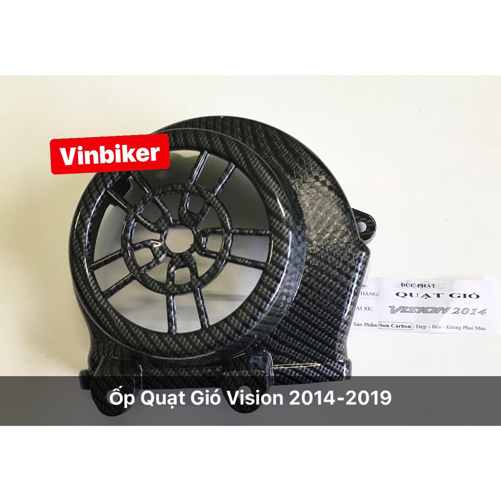 ỐP CARBON XE VISION 2014 - 2023 NHỰA ABS CAO CẤP SƠN VÂN CACBON
