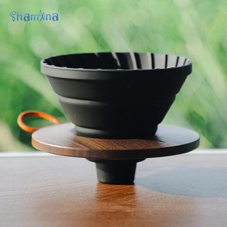 Máy nhỏ giọt cà phê Shamjina Pour over, Máy nhỏ giọt cà phê, Nón nhỏ giọt di động cho cà phê nhà bếp,