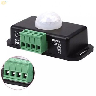 【VARSTR】PIR Sensor LED Motion Switch Body Infrared Sensing Controller DC 12-24V
