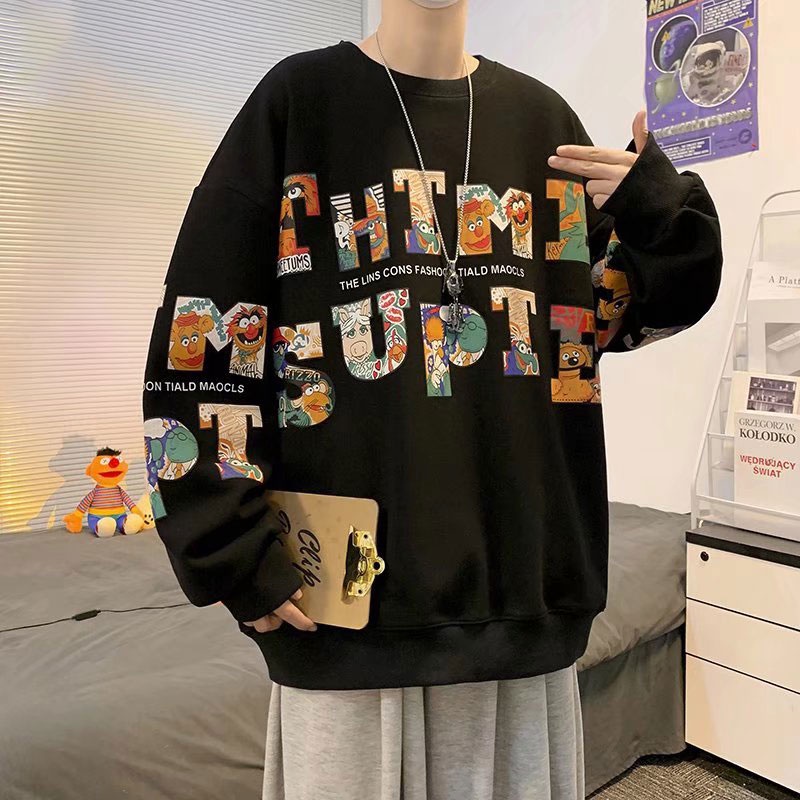 Asrv Áo Sweater In Chữ Phong Cách ins Thời Trang Xuân Thu Cao Cấp Cho Nam
