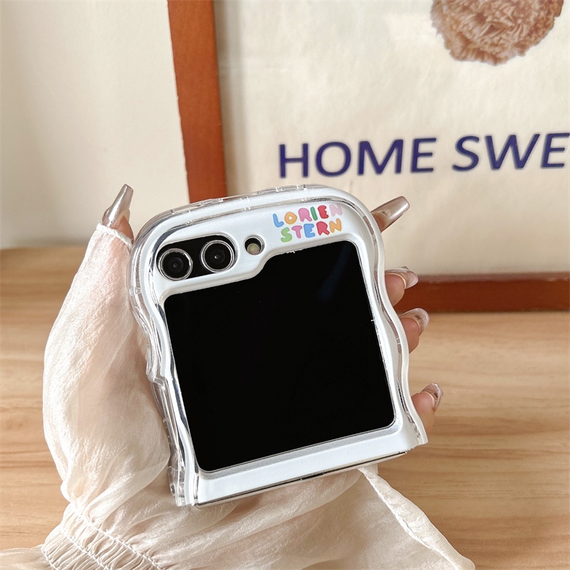 Bao Da Điện Thoại Nắp Gập Mềm Họa Tiết Hoạt Hình 3d Dành Cho samsung galaxy z flip 5 4 3 5g 3 flip3 flip4 flip5 Ốp