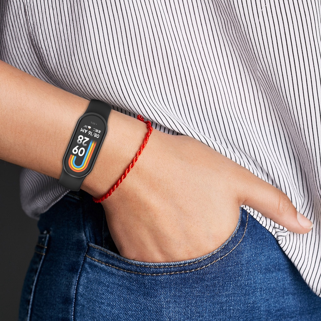 Dây Đeo Silicon Thay Thế Cho Đồng Hồ Thông Minh xiaomi mi band 8 8