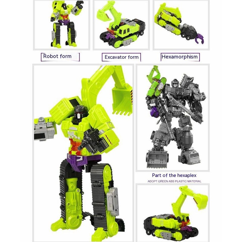 Mô Hình Đồ Chơi Xe Biến Hình Rô Bốt 6 Trong 1