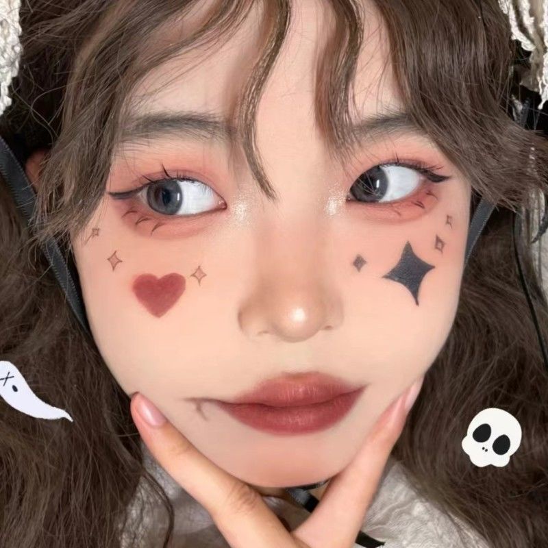 Hình Xăm Dán Mặt Người Tuyết / Dơi / Tuần Lộc / Bí Ngô Dễ Thương Vui Nhộn Trang Trí halloween / Giáng Sinh