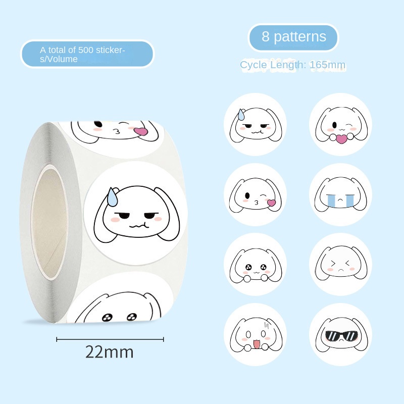 Sticker Dán Trang Trí Cốc Hình sanrio kuromi melody cinnamoroll Dễ Thương
