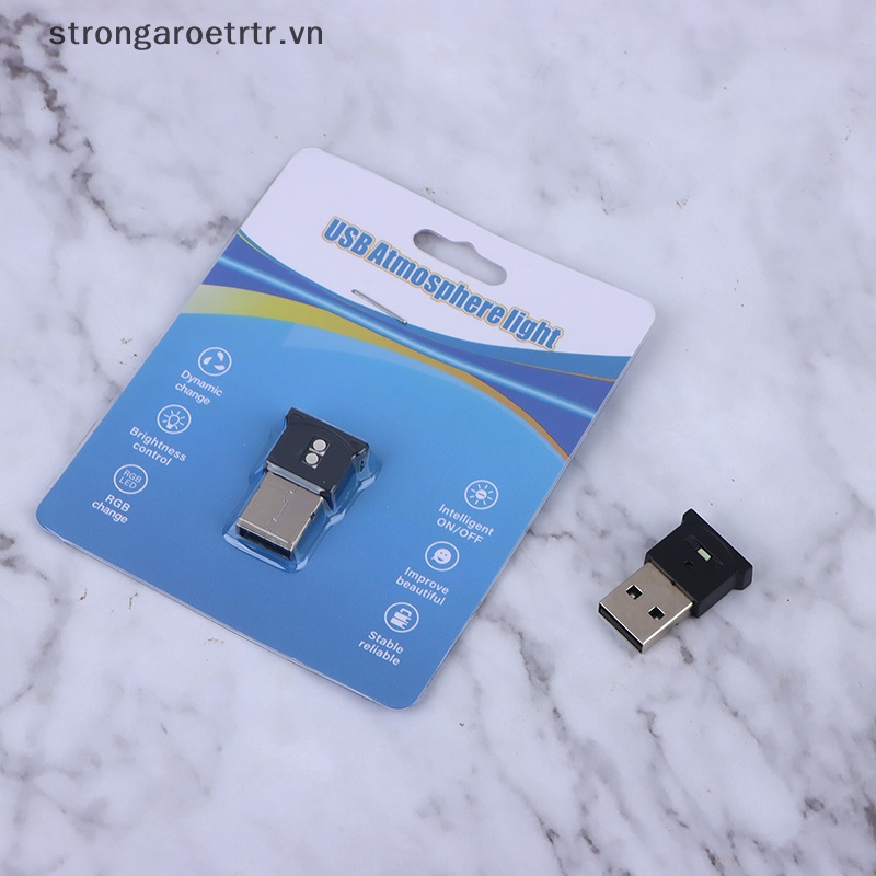 1 Đèn led usb 8 Màu Trang Trí Nội Thất Xe Hơi / laptop