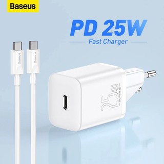 Củ sạc baseus công nghệ super si usb c 25w cổng type c sạc nhanh qc3.0 cho samsung, xiaomi, huawei