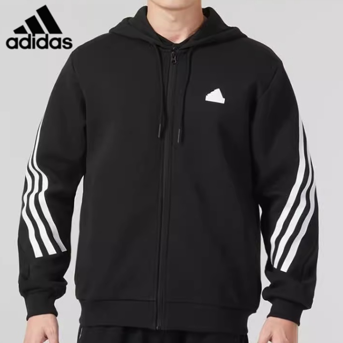 Áo Khoác Có Nón Thêu logo adidas Chính Hãng 100% ic6712 Cho Nam