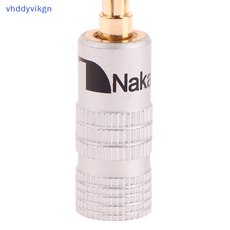 Vhdd Set 2 Phích Cắm Bắp Chuối 4mm Mạ Vàng Cho Dây Loa