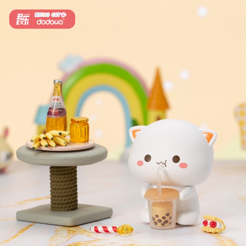 Hộp Đồ Chơi Búp Bê Hoạt Hình Mèo May Mắn 2 Mùa Giá Rẻ Dễ Thương Cho Bé