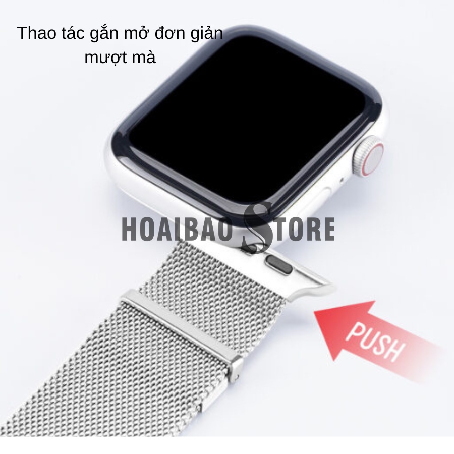 Dây Đeo DUX DUCIS Series Milanese dành cho Apple Watch 38/40/41MM & 42/44/45/49MM DT/NC