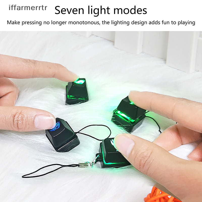 Nếu merit + 1 muyu deion Vòng cổ Đèn led Mặt Nút Bàn Phím Cơ Giảm Căng Thẳng