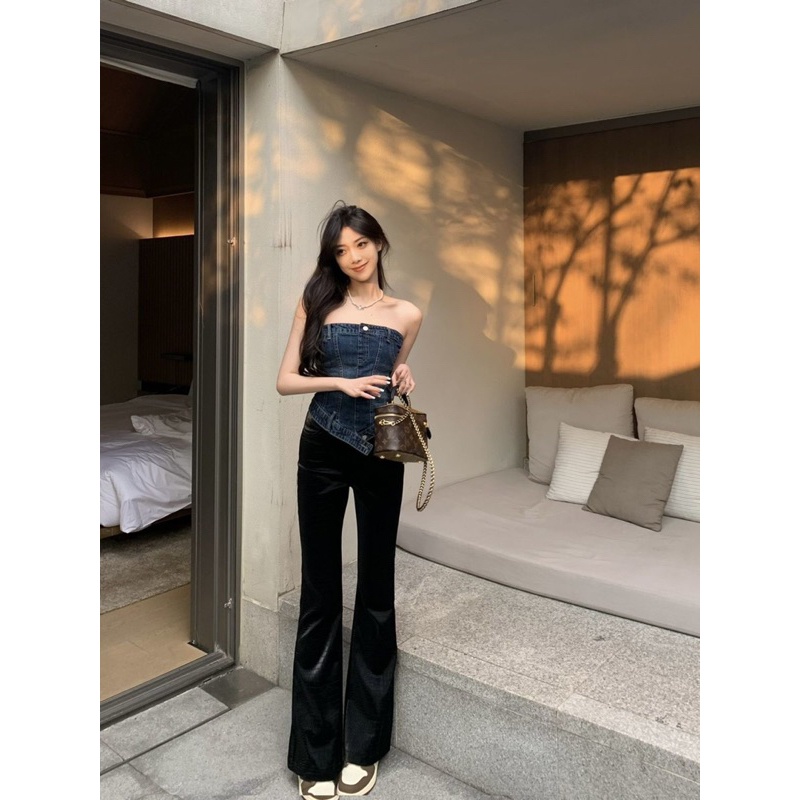 NEW ARRIVAL ÁO QUÂY BÒ DEMIN SANG CHẢNH QCCC