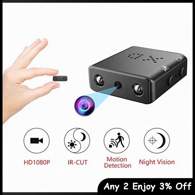 Camera Giám Sát Chuyển Động mini hd 1080p ir-cut