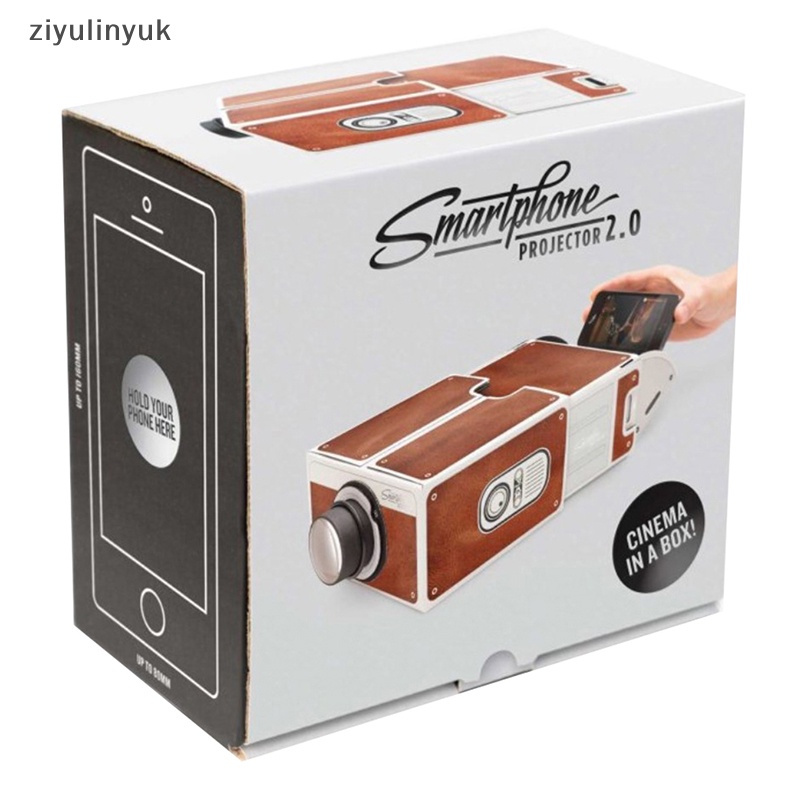 Máy Chiếu 3d mini ziyulinyuk Có Thể Điều Chỉnh Kích Thước Cho Điện Thoại / Máy Chiếu Phim diy
